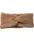 Gebreide hoofdband bruin gemeleerd