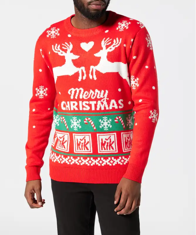 Gebreide kersttrui