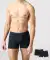 Retro Boxershorts seamless schwarz