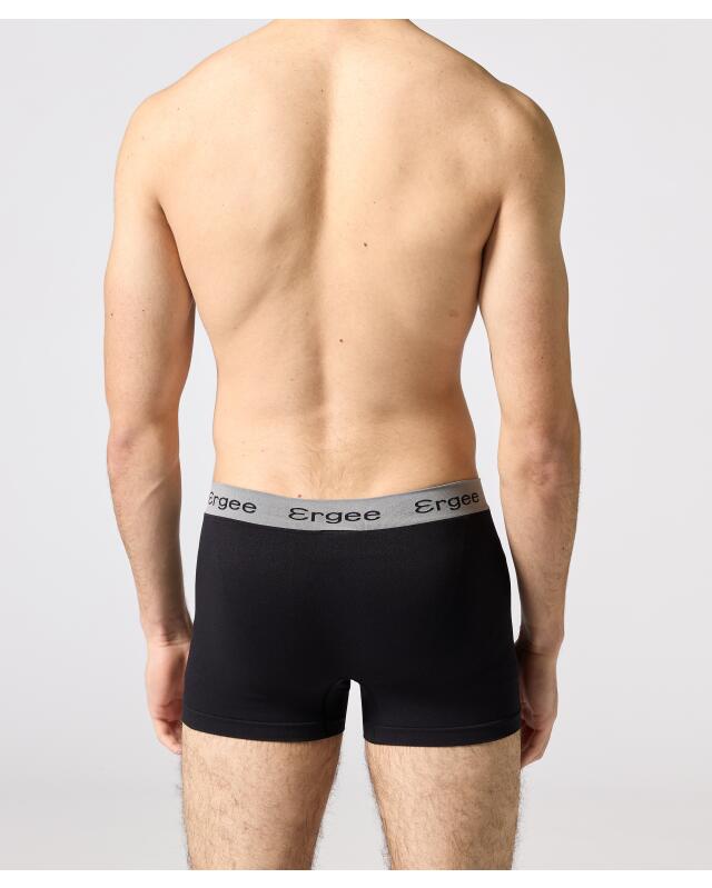 Boxers rétro sans coutures homme, noir (KiK Retro Boxershorts seamless (schwarz)) — KiK, produit allemand authentique au Maroc