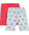 Radlerhosen Kirschen beige/rot