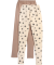 Leggings mit Blumenmuster Beige