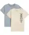 Dubbelpak T-shirts beige