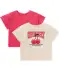 T-shirts met kersen koraal