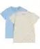 T-Shirts mit Blumen hellblau