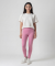 Leggings met harten roze