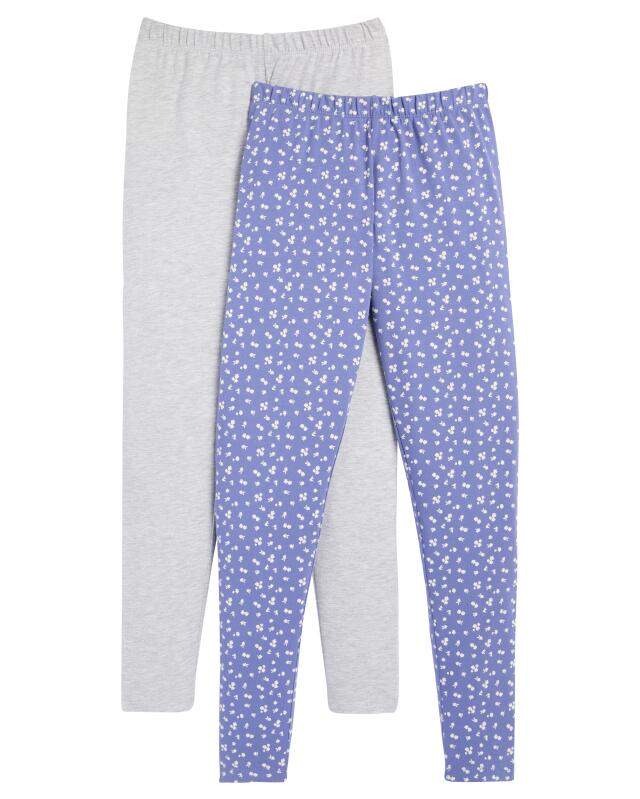 ليجن للبنات، رمادي/أزرق (KiK Leggings (grau/blau)) — KiK, منتج ألماني أصلي في المغرب