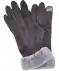 Kunstlederhandschuhe grau