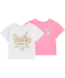 T-Shirts cropped weiß/pink