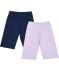 Basic Radlerhosen Lavendel/Dunkelblau