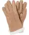 Handschuhe in Wildlederoptik hellbraun