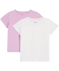 T-Shirts in Flieder und Weiß flieder/weiß