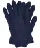 Gebreide handschoenen donkerblauw