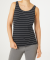 Gestreiftes Tanktop schwarz/weiß