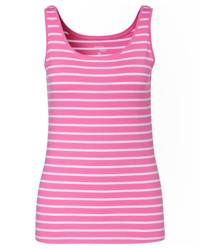 تانك توب مخطط للنساء، وردي/أبيض (KiK Gestreiftes Tanktop (rosa/weiß)) — KiK, منتج ألماني أصلي في المغرب