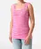 Gestreepte tanktop roze/wit