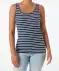 Gestreiftes Tanktop dunkelblau/weiß