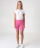 Radlerhosen Blumen pink/blau bedruckt
