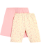 Radlerhosen Blumen rosa/natur