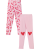 Leggings Herzen pink