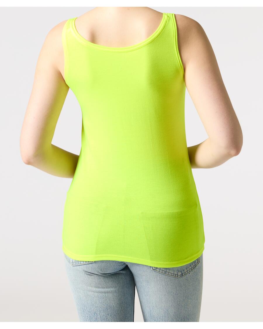 Tanktop Neon voor Dames, neon geel
