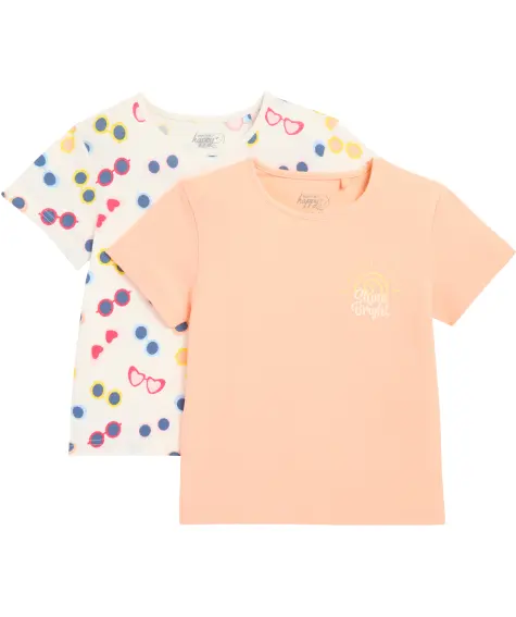 T-Shirts mit Sonne und Sonnenbrillen