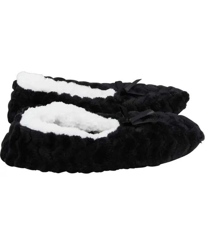 Fluffy ballerina pantoffels