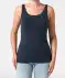 Melange Tanktop dunkelblau melange