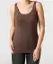 Melange Tanktop braun melange