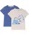 T-Shirt Bagger blau