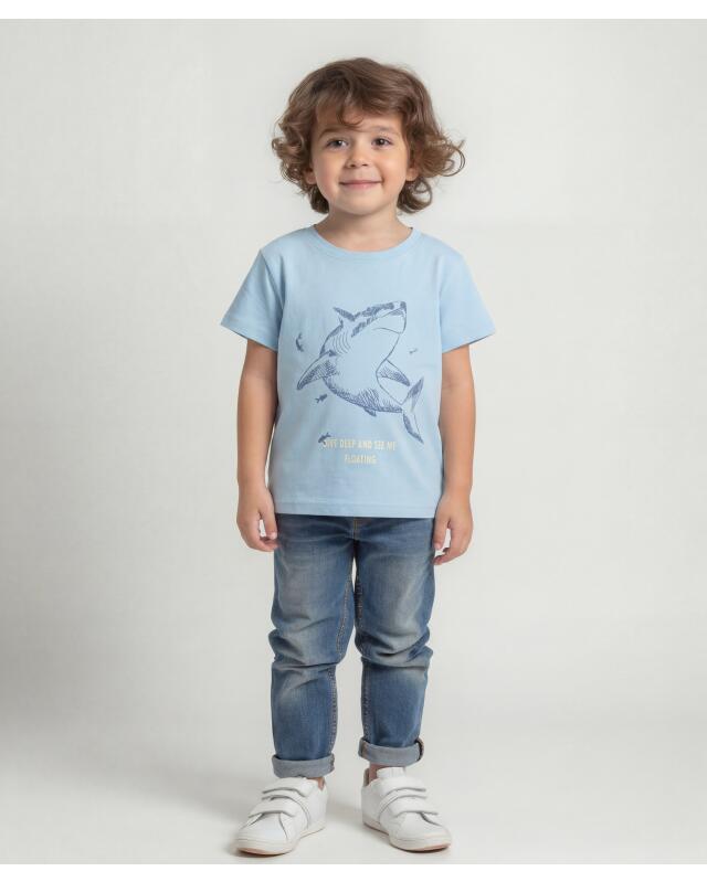 تيشيرتات من القطن للأولاد، أزرق فاتح (KiK T-Shirts aus Baumwolle (hellblau)) — KiK, منتج ألماني أصلي في المغرب