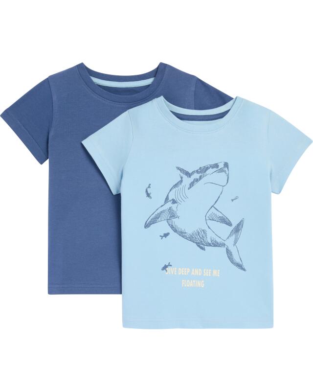 تيشيرتات من القطن للأولاد، أزرق فاتح (KiK T-Shirts aus Baumwolle (hellblau)) — KiK, منتج ألماني أصلي في المغرب