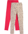 Leggings Leo rot/weiß