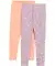 Kinder legging met stippen lila/oranje