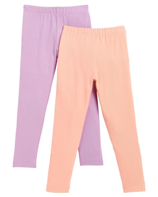 ليجن للبنات، بنفسجي/مرجاني (KiK Farbige Leggings (lila/coralle)) — KiK, منتج ألماني أصلي في المغرب