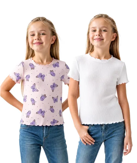 T-Shirts mit Wellenkanten