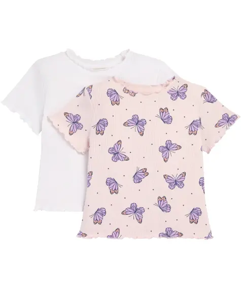 T-Shirts mit Wellenkanten