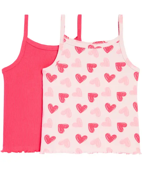 Kinder hemd met hartjes