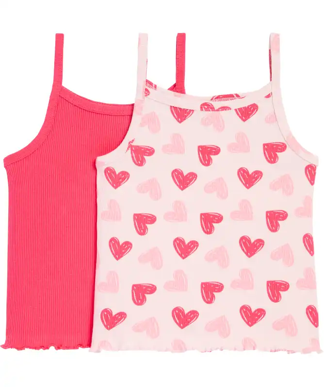 Kinder hemd met hartjes