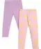 Legginsy 3/4 jasnoliliowy