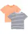 T-Shirts mit Wellenkanten apricot