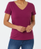 Basic T-Shirt dunkelrot