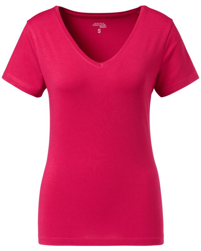 T-shirt basique femme, baie (KiK Basic T-Shirt (beere)) — KiK, produit allemand authentique au Maroc