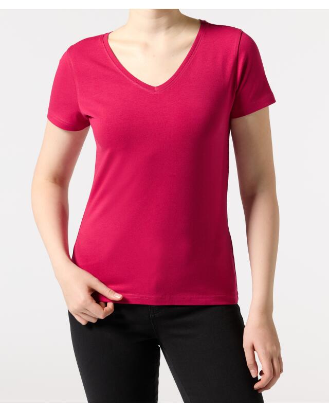 T-shirt basique femme, baie (KiK Basic T-Shirt (beere)) — KiK, produit allemand authentique au Maroc