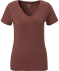 Basic T-Shirt dunkelbraun