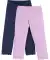 Kinder legging met kant lichtpaars
