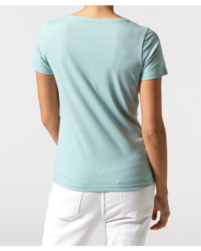 T-shirt femme, vert menthe (KiK T-Shirt (mintgrün)) — KiK, produit allemand authentique au Maroc