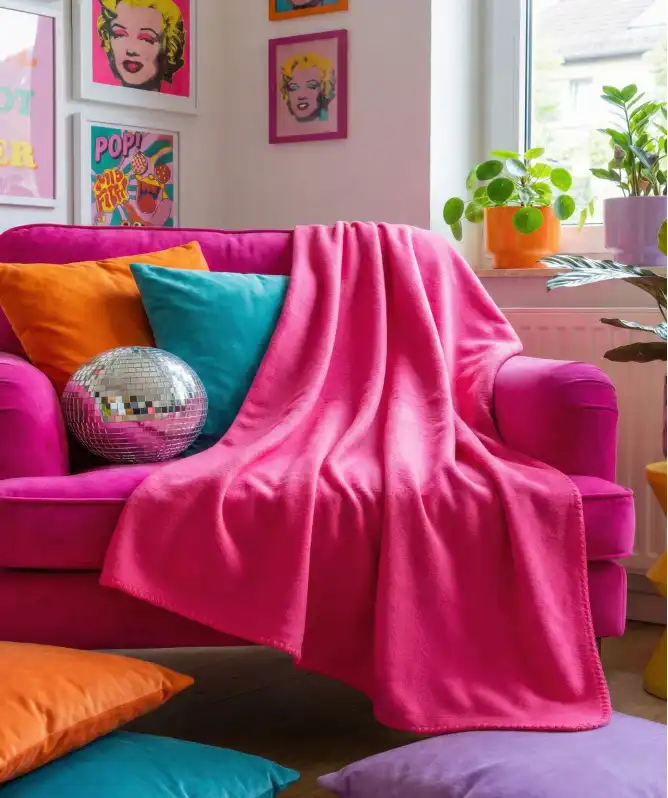 Polarfleecedecke Neon