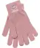 Pletené rukavice růžová