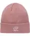 Beanie mit Stickerei rosa